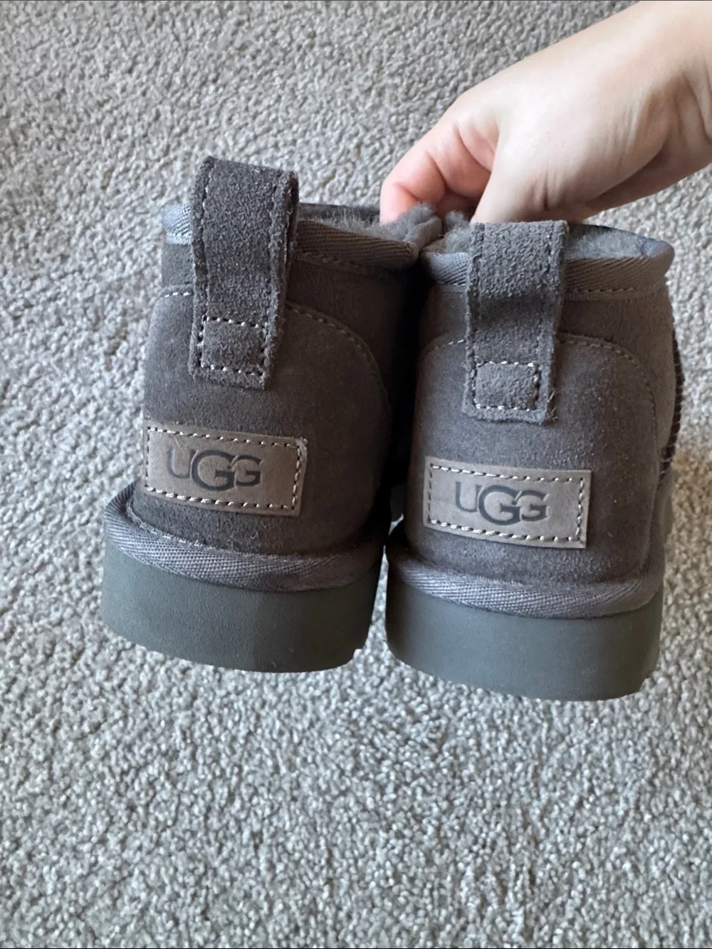 Brand new UGG Ultra mini in Gray